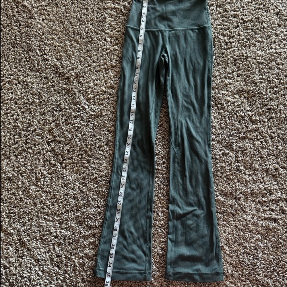 lululemon athletica Dark Green Flare Pants - Picture 7 of 9